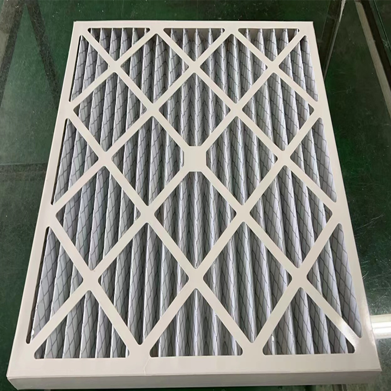 Merv 8 Standardkapacitet Pläterad ugnsfilter före HVAC-luftfilter
